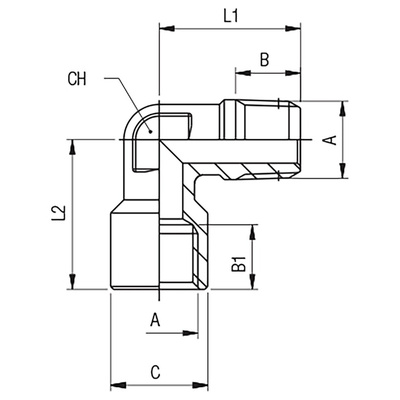 RS PRO Fitting Fitting 1/2in