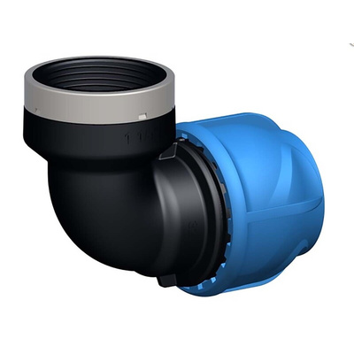 Georg Fischer 90° 90° Elbow PVC Pipe Fitting, 20mm
