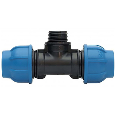 Georg Fischer 90° 90° Tee PVC Pipe Fitting, 25mm