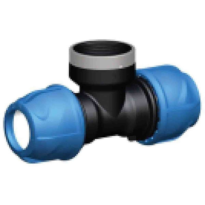 Georg Fischer 90° 90° Tee PVC Pipe Fitting, 25mm