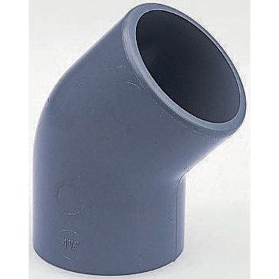 Georg Fischer 45° Elbow PVC & ABS Cement Fitting, 3/4in