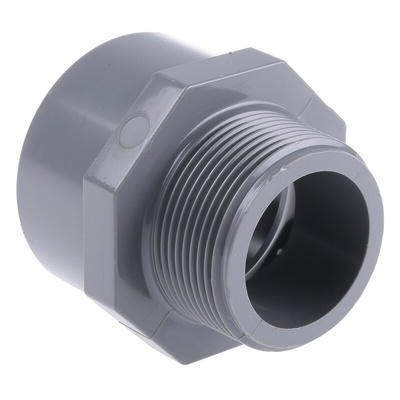 Georg Fischer Straight Adapter PVC & ABS Threaded Fitting
