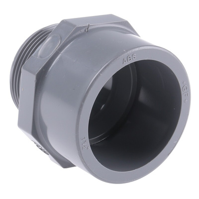 Georg Fischer Straight Adapter PVC & ABS Threaded Fitting
