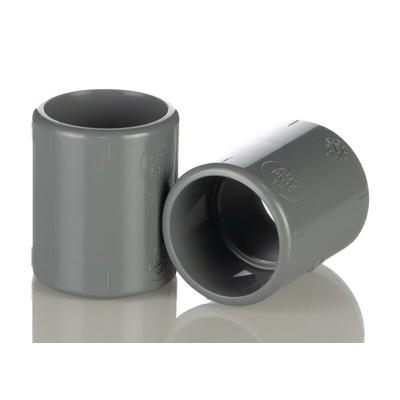 Georg Fischer Straight Adapter Socket PVC & ABS Cement Fitting, 32mm