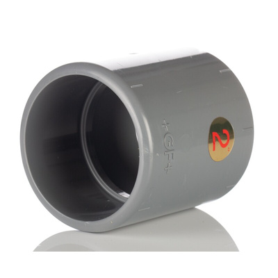 Georg Fischer Straight Adapter Socket PVC & ABS Cement Fitting, 63mm
