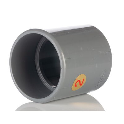 Georg Fischer Straight Adapter Socket PVC & ABS Cement Fitting, 63mm