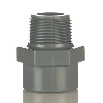 Georg Fischer Straight Adapter PVC & ABS Threaded Fitting