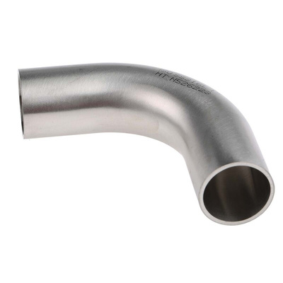 RS PRO Stainless Steel Pipe Fitting, 90° Elbow 25.4mm