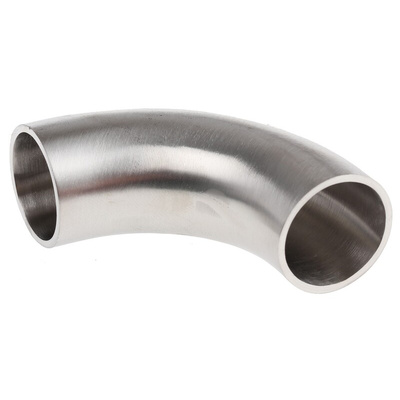 RS PRO Stainless Steel Pipe Fitting, 90° Elbow 25.4mm