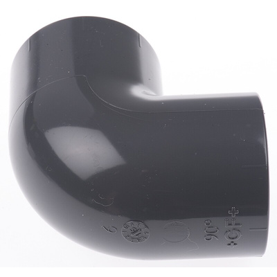 Georg Fischer 90° Elbow PVC Pipe Fitting, 40mm