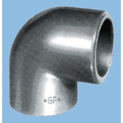 Georg Fischer 90° Elbow PVC Pipe Fitting, 20mm