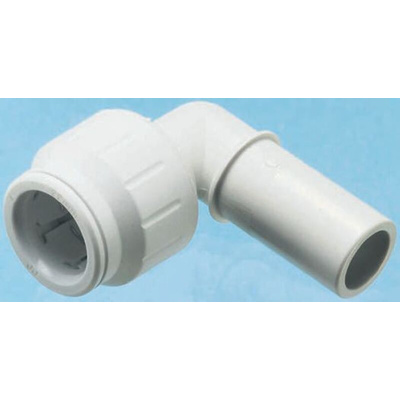 John Guest 90° Stem Elbow PVC Pipe Fitting, 15mm