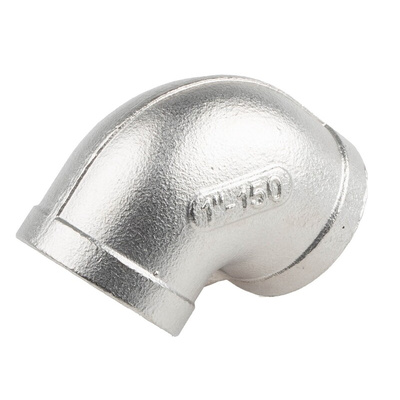 RS PRO Stainless Steel Pipe Fitting, 90° Circular Elbow, Female G 1in x Female G 1in