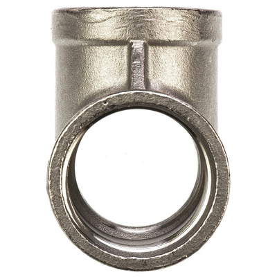 RS PRO Stainless Steel Pipe Fitting, Tee Circular Tee, Female G 3/4in x Female G 3/4in x Female G 3/4in