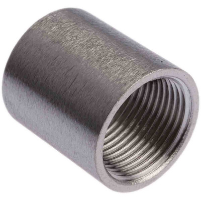 RS PRO Stainless Steel Pipe Fitting Socket, Female G 1in x Female G 1in