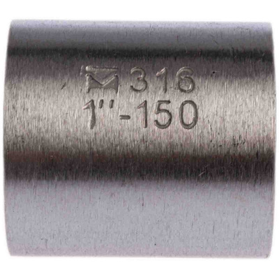 RS PRO Stainless Steel Pipe Fitting Socket, Female G 1in x Female G 1in