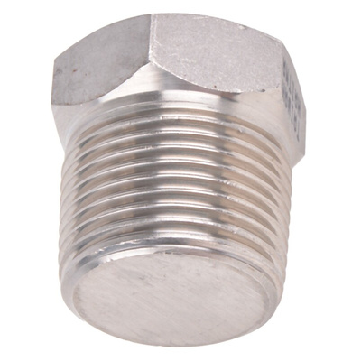 RS PRO Stainless Steel Pipe Fitting, Straight Hexagon Hexagon Plug, Male R 3/4in