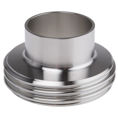RS PRO Stainless Steel Pipe Fitting, Straight Circular Fitting 32mm