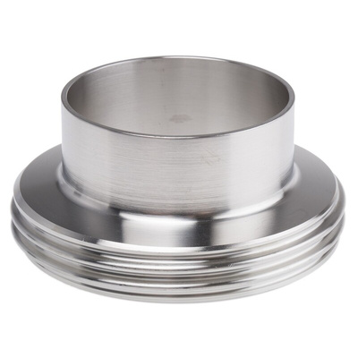 RS PRO Stainless Steel Pipe Fitting, Straight Circular Fitting 50mm