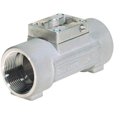Burkert Plastic Pipe Fitting, Straight Flow Adapter