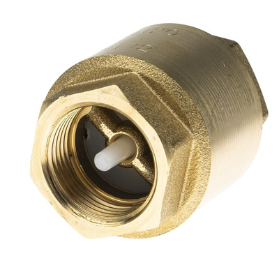 RS PRO Brass Single Check Valve, BSPP 3/4in, 12 bar