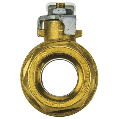 RS PRO Brass Full Bore, 2 Way, Ball Valve, 28mm