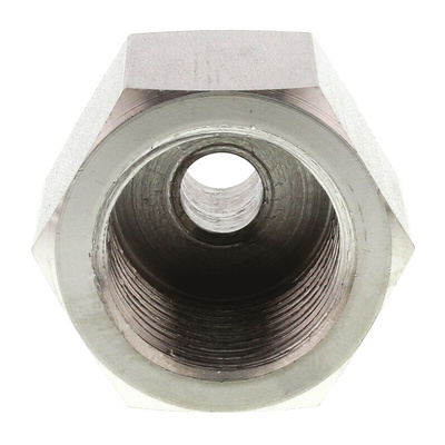 Legris Stainless Steel Pipe Fitting, Straight Hexagon Increaser, Male R 1/4in x Female G 1/2in