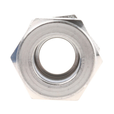 Parker Stainless Steel Pipe Fitting, Straight Union 3/4-20in