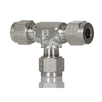 Parker Stainless Steel Pipe Fitting, Tee Union