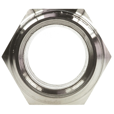 Legris Stainless Steel Pipe Fitting, Straight Hexagon Coupler, Male R 1/2in x Male R 1/2in
