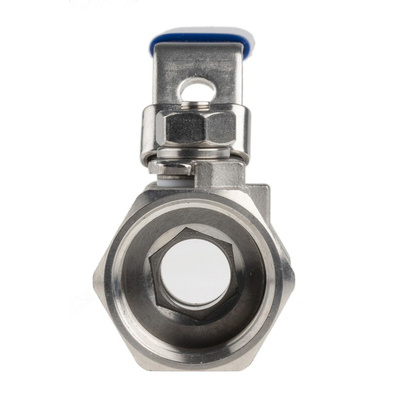 RS PRO Stainless Steel Reduced Bore, 2 Way, Ball Valve, BSPP 3/4in, 68bar Operating Pressure