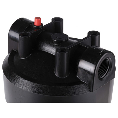 RS PRO Black/Blue High Flow Water Filter Housing, 1in, BSP, 8 bar