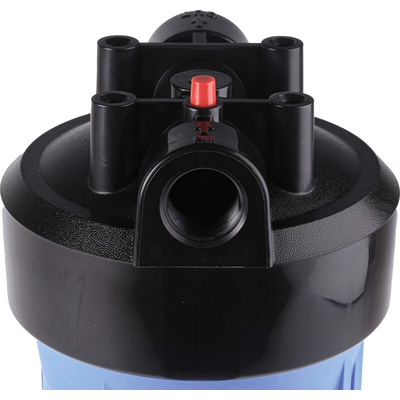 RS PRO Black/Blue High Flow Water Filter Housing, 1in, BSP, 8 bar
