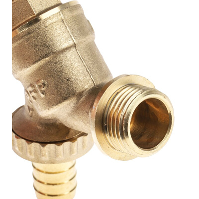 RS PRO Brass Twist Handle Bib Tap, 1/2in