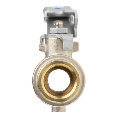 RS PRO Brass Full Bore, 2 Way, Ball Valve, BSP 1/2in, 14bar Operating Pressure