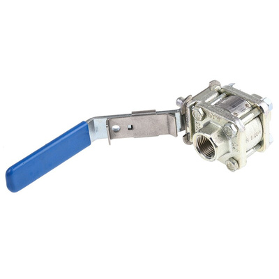 Spirax Sarco Stainless Steel Reduced Bore, 2 Way, Ball Valve, BSPP 1/2in