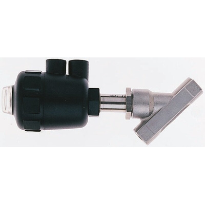 Burkert Angle Seat type Pneumatic Actuated Valve, G 2in, 7.2 bar
