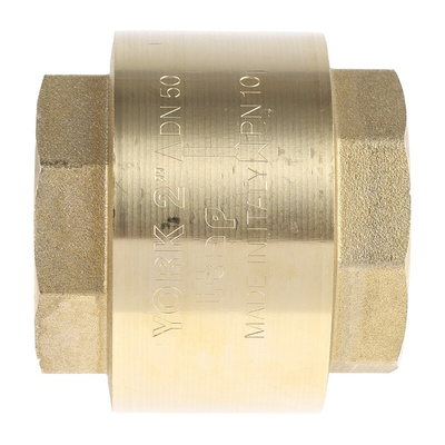 RS PRO Brass Single Check Valve, BSPP 2in, 12 bar