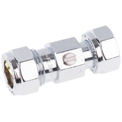 Pegler Yorkshire Brass Reduced Bore, 2 Way, Ball Valve, BSP 1/2in, 15mm