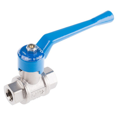 Festo Brass 2 Way, Ball Valve, G 1/4in, 10mm, -0.95 → 30bar Operating Pressure