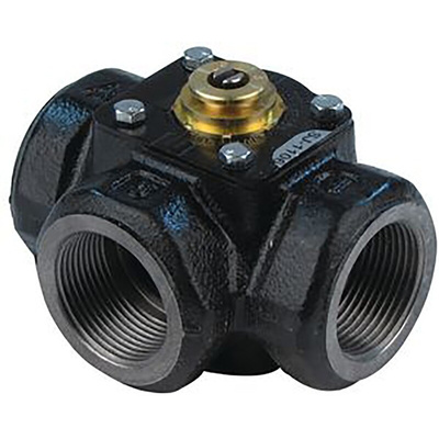 RS PRO 3 port Motorised Valve, Rotary Valve type , 1-1/4in Pipe Size