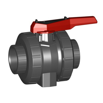 Georg Fischer PVC-U 2 Way, Ball Valve, 2in, 16bar Operating Pressure