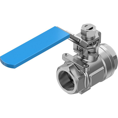 Festo Stainless Steel 2 Way, Ball Valve, NPT 1in, 25mm