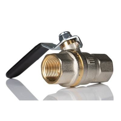 Norgren Nickel Plated Brass Full Bore, 2 Way, Ball Valve, Rp 1/2in, -0.4 → 40bar Operating Pressure