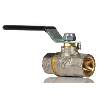 Norgren Nickel Plated Brass Ball Valve, Process Ball Valve, ISO 3/8in, 8mm, -0.4 → 40bar Operating Pressure