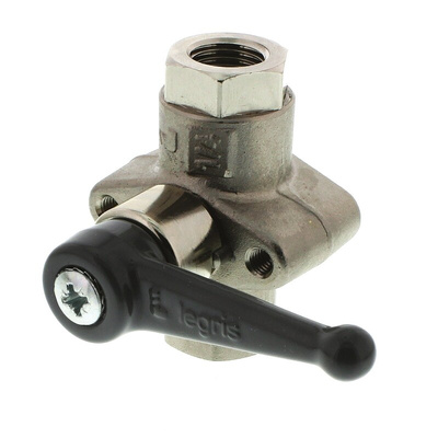 Legris Brass 2 Way, Ball Valve, BSPP 1/4in