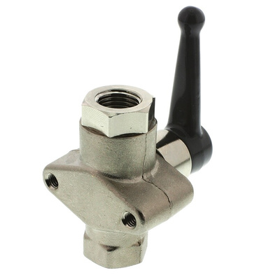 Legris Brass 2 Way, Ball Valve, BSPP 1/4in