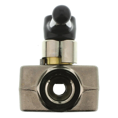 Legris Brass 2 Way, Ball Valve, BSPP 1/4in