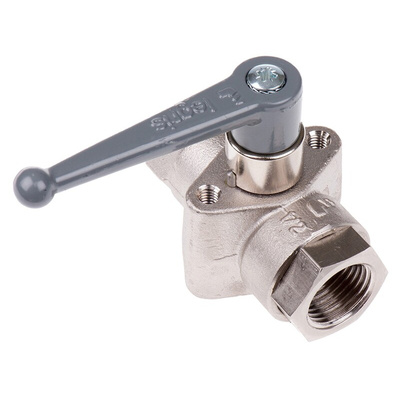 Legris Brass 2 Way, Ball Valve, BSPP 1/2in