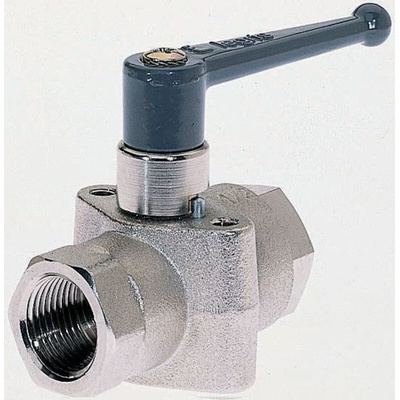 Legris Brass 2 Way, Ball Valve, BSPP 1in, 40bar Operating Pressure